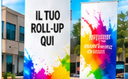 Esempio di roll-up: roll-up ed espositori per fiere ed eventi